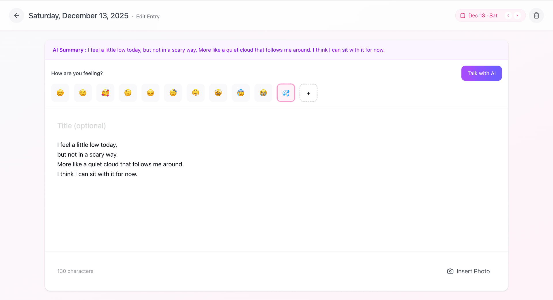 Classic journal writing illustration